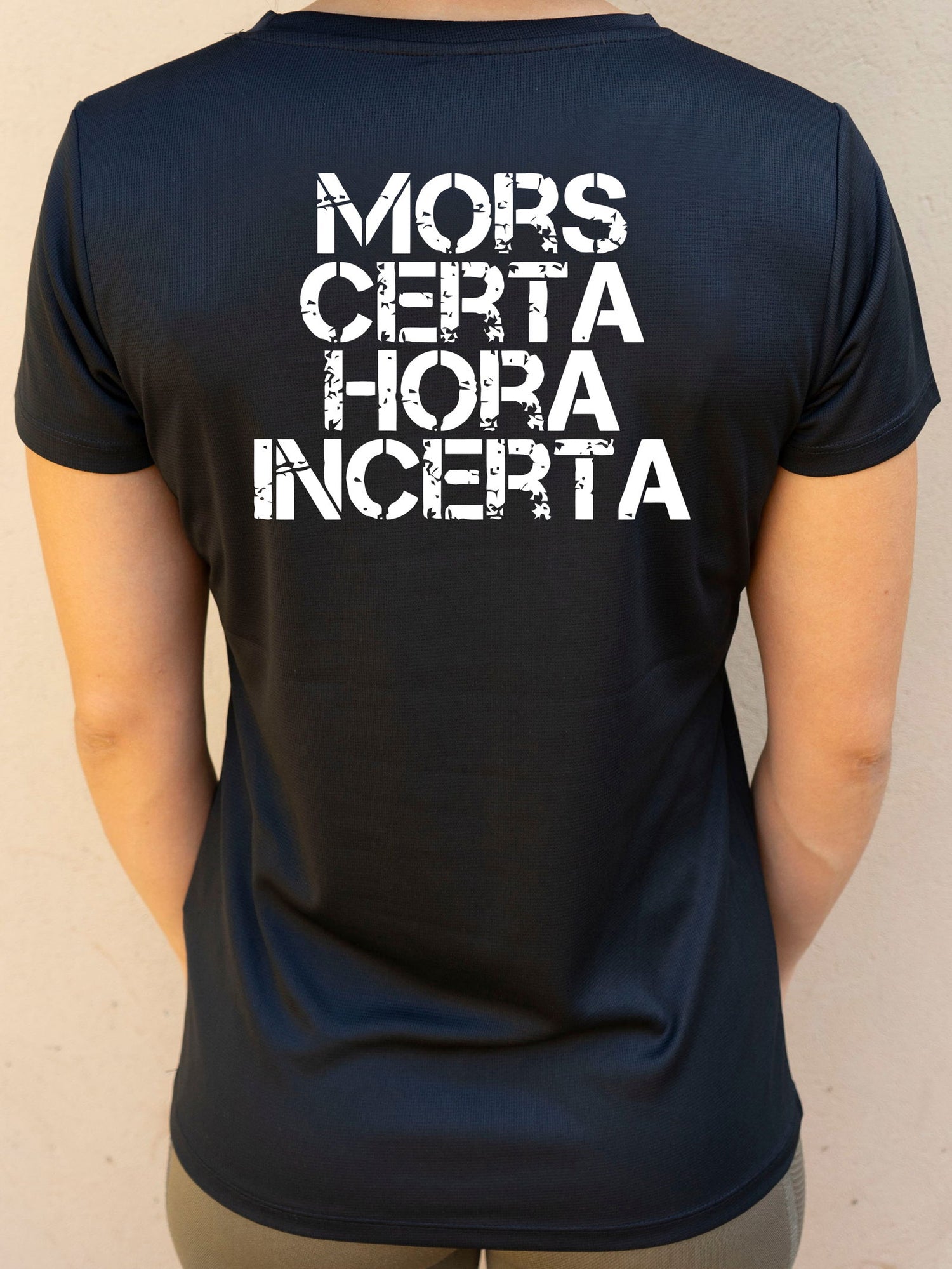 Camiseta "Mors certa" ♀ sport - Motquo