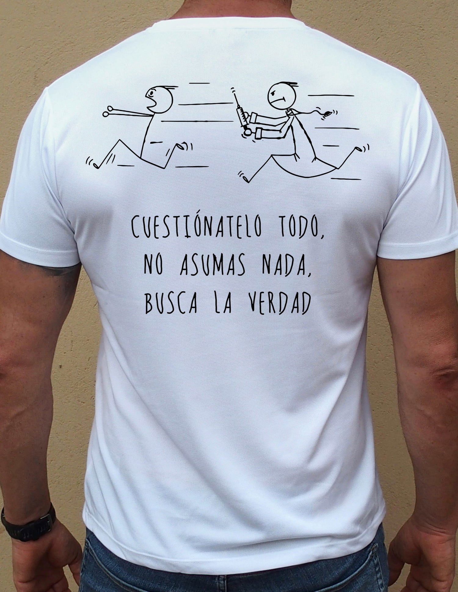 Camiseta "Seek the truth" sport - Motquo