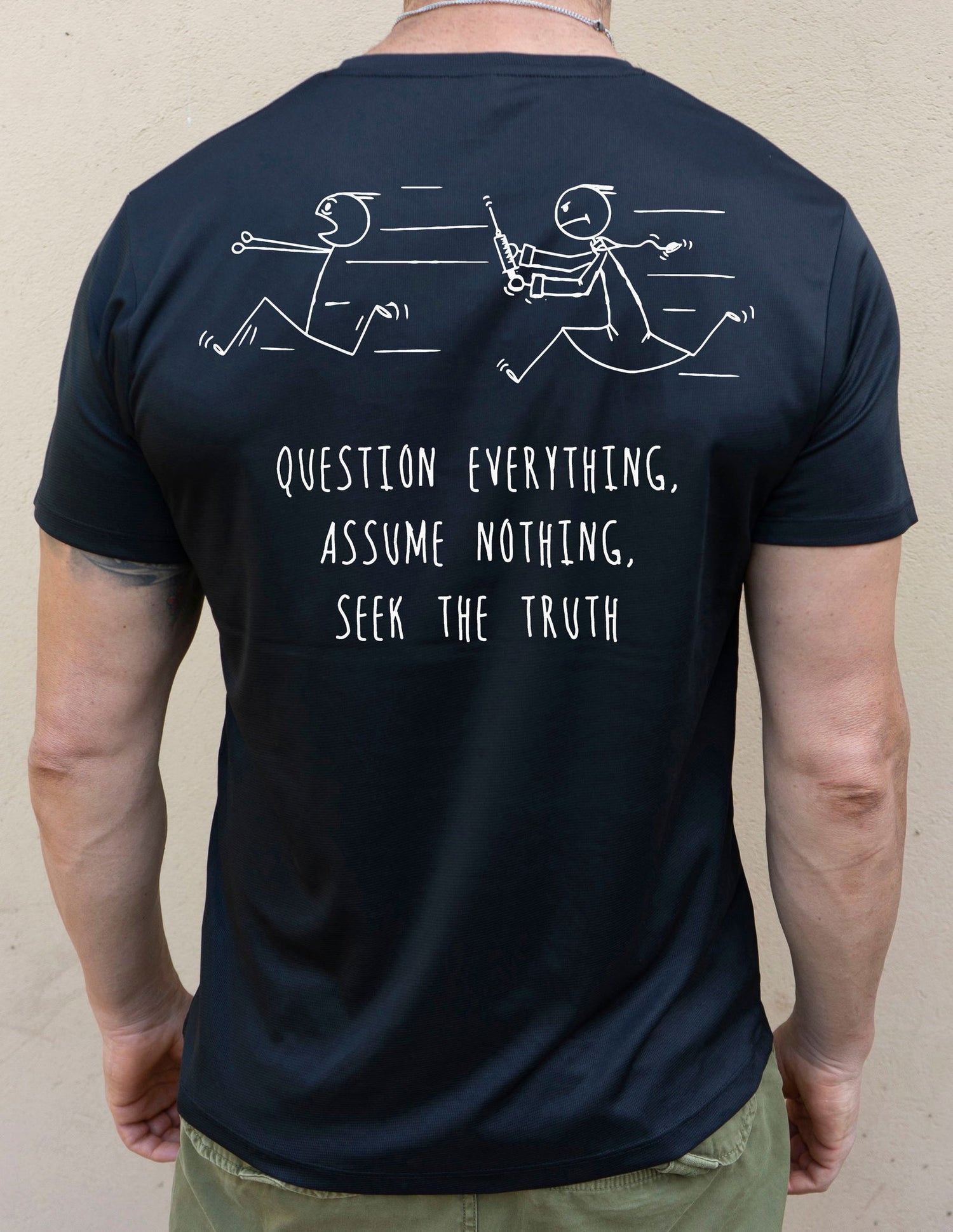 Camiseta "Seek the truth" sport - Motquo