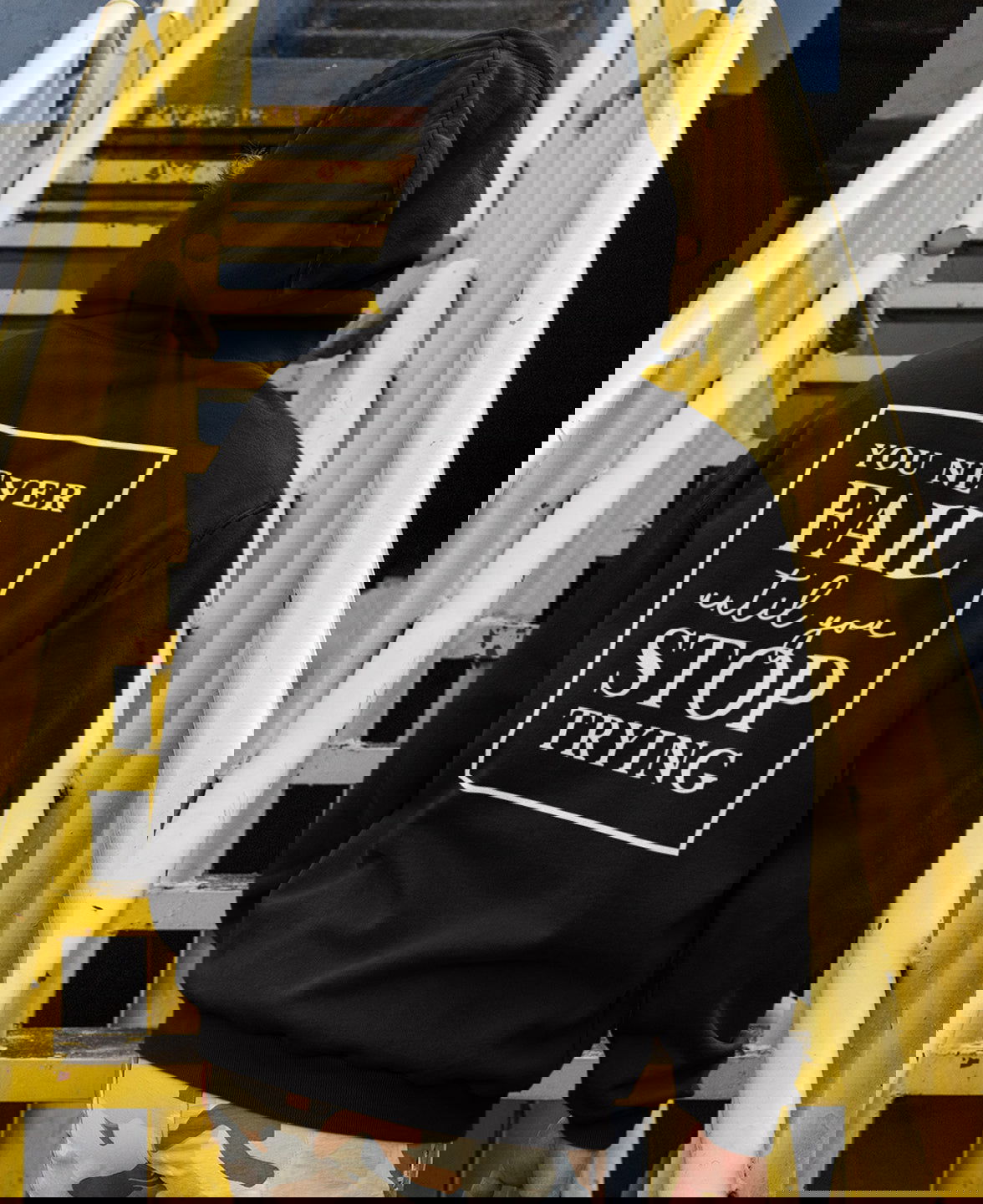 Sudadera "Never fail" - Motquo